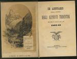 IX Annuario della Società Alpinisti Tridentini: anno sociale 1882-1883