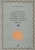 Chronology of operas, oratorios, operettas, cantatas and miscellaneous stage works with music performed in Pistoia (1606-1943) (A)