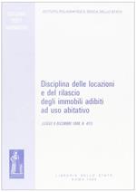 Disciplina delle locazioni e del rilascio degli immobili adibiti ad uso abitativo (Legge 9 dicembre 1998, n. 431)