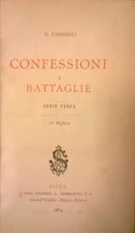 Confessioni e battaglie. Serie terza