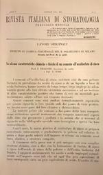 Rivista italiana di stomatologia. Periodico mensile. 1936: Anno V, N. 1-2-3-4-5-6. Un volume