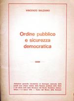 Ordine pubblico e sicurezza democratica