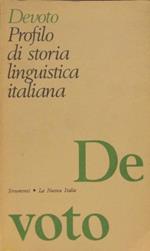 Profilo di storia linguistica italiana