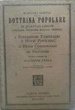 Dottrina popolare in quattro lingue (italiana, francese, inglese e tedesca)