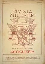 Rivista militare. Fascicolo tecnico artiglieria