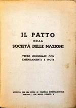 Il patto della Società delle Nazioni