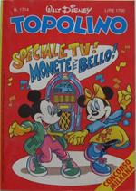 Topolino. Speciale tv! Monete è bello! n°1714 del 2 ottobre 1988
