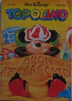 Topolino. Buon Ferragosto. n°1812 del 19 agosto 1990