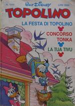 Topolino. La festa di topolino. n°1845 del 7 aprile 1991