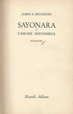 Sayonara. L'Amore Impossibile