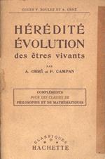 Hèrèditè evolution des ètres vivants