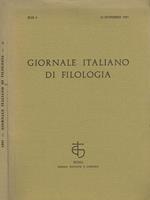 Giornale Italiano Di Filologia N.2 Anno Xlix