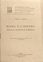 Roma e l' impero nella nostra poesia