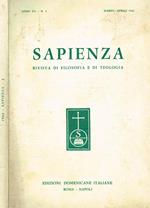 Sapienza. Rivista Di Filosofia E Di Teologia Anno Xv N.2
