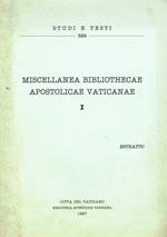 Miscellanea Bibliothecae Apostolicae Vaticanae