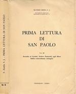 Prima Lettura di San Paolo Vol. III