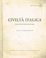Civiltà Italica. Mensile Di Studi Politici Economici Sociali Anno Iv N.8-9-10