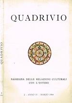 Quadrivio. Rassegna Delle Relazioni Culturali Con L'Estero Anno Iv N.2