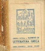 Elementi Di Letteratura Greca Con Cenni Sul Costume E Illustrazioni Artistiche