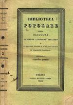 Le Opere Di Orazio Flacco Recate In Versi Italiani Da Tommaso Gargallo Vol.I Parte Ii Biblioteca Popolare Ossia Raccolta Di Opere Classiche Italiane