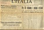 L' Italia. Edizione Per Il Piemonte Anno Xxxi N.183-188-189(2)-190-205-248