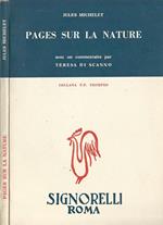 Pages sur la nature avec un commentaire par Teresa Di Scanno