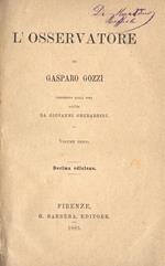 L' osservatore Preceduto dalla vita scritta da Giovanni Gherardini