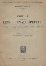 Codice delle Leggi penali speciali e delle leggi sanzionate penalmente