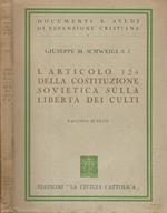 L' articolo 124 della costituzione sovietica sulla libertà dei culti