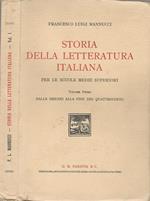 Storia Della Letteratura Italiana Dalle Origini Alla Fine Del Quattrocento