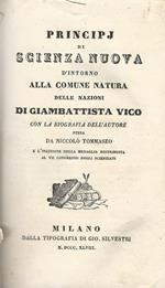 Principj Di Scienza Nuova D'Intorno Alla Comune Natura Delle Nazioni