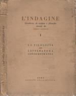 L' Indagine La Filosofia Nella Letteratura Contemporanea