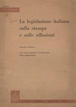 La legislazione italiana sulla stampa e sulle affissioni