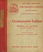 Grammaire Latine à L'Usage Des Classes De 4, 3, 2 Et 1