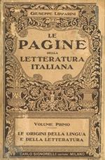 Le pagine della letteratura italiana