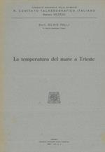 La temperatura del mare a Trieste