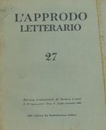 L' approdo letterario. Rivista trimestrale di lettere e arti