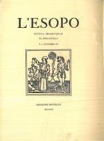 L' Esopo. Rivista trimestrale di bibliofilia N. 3 settembre 1979