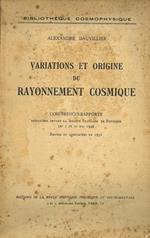 Variations et origine du rayonnement cosmique