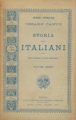 Storia degli italiani. Quarta edizione riveduta dall'autore