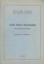 Albo degli ingegneri della provincia di Bologna aggiornato al 31 dicembre 1961