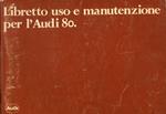 Audi 80. Libretto uso e manutenzione