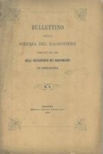 Bullettino della scienza del Ragioniere. N. 9