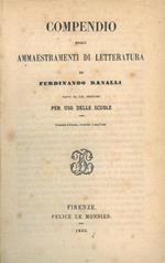 Compendio degli ammaestramenti di letteratura