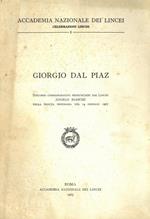 Dal Piaz Giorgio. Commemorazione tenuta.