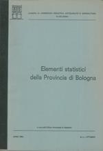 Elementi statistici della Provincia di Bologna