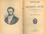 Epistolario di Giuseppe Giusti