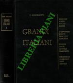 Grandi italiani. (Marconi - Soffici - Ducati - Papini. D'Annunzio - Rocco - Paolucci - Mascagni. Puccini - Negri - Coppola - Marinetti. Pirandello - Corradini - Oppo - Gentile)