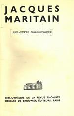 Jacques Maritain son oeuvre philosophique