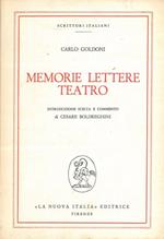 Memorie lettere teatro